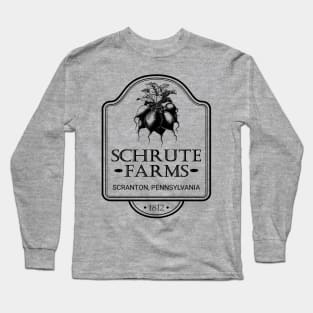 schrute Farms Dunder Mifflin The Office Long Sleeve T-Shirt